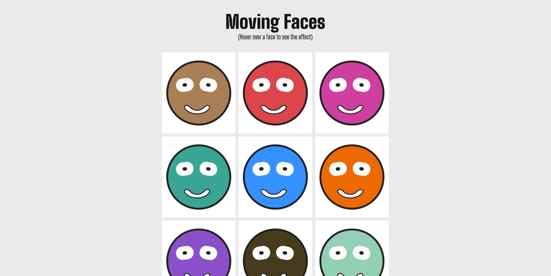 Moving Faces